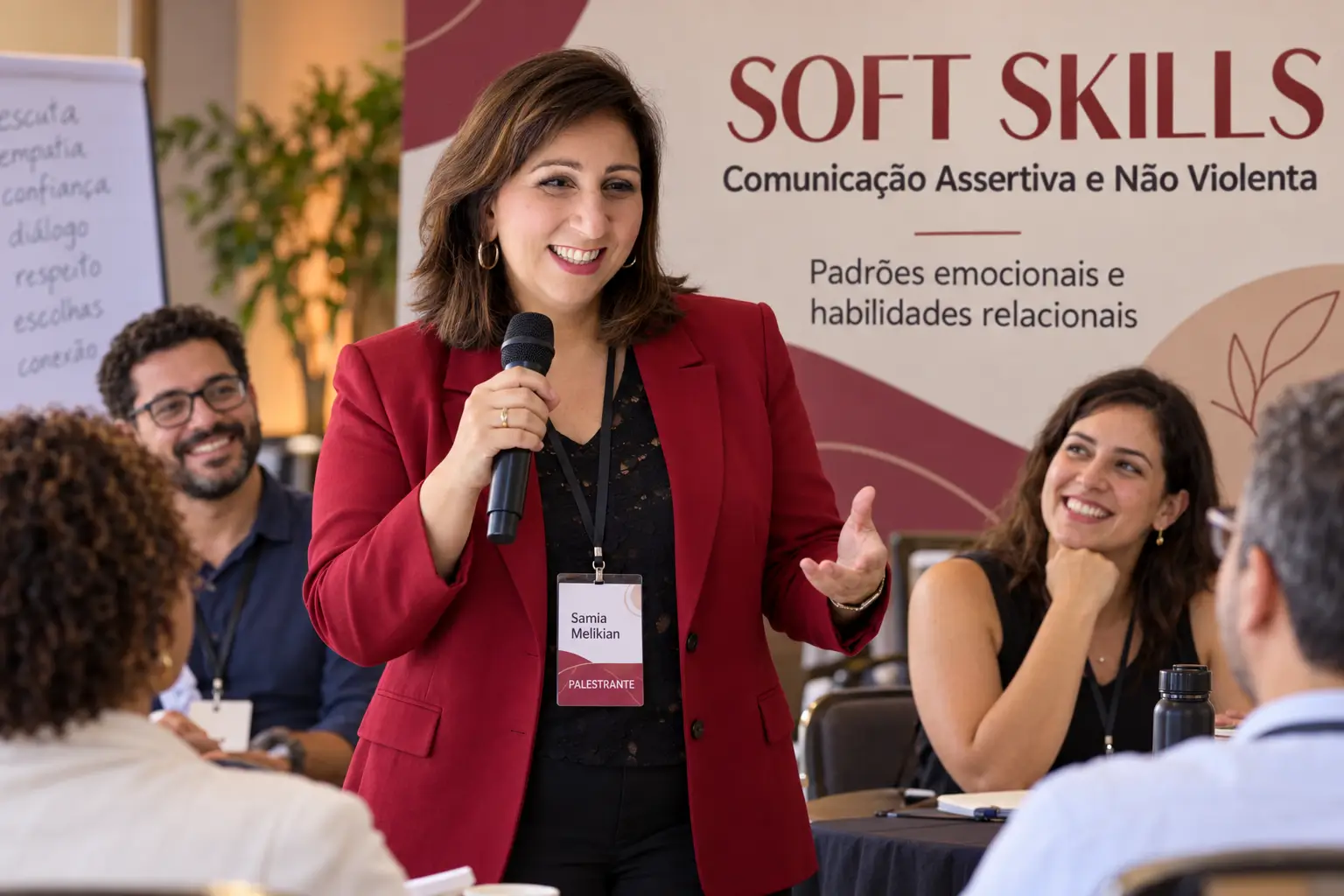 Samia Melikian em ação